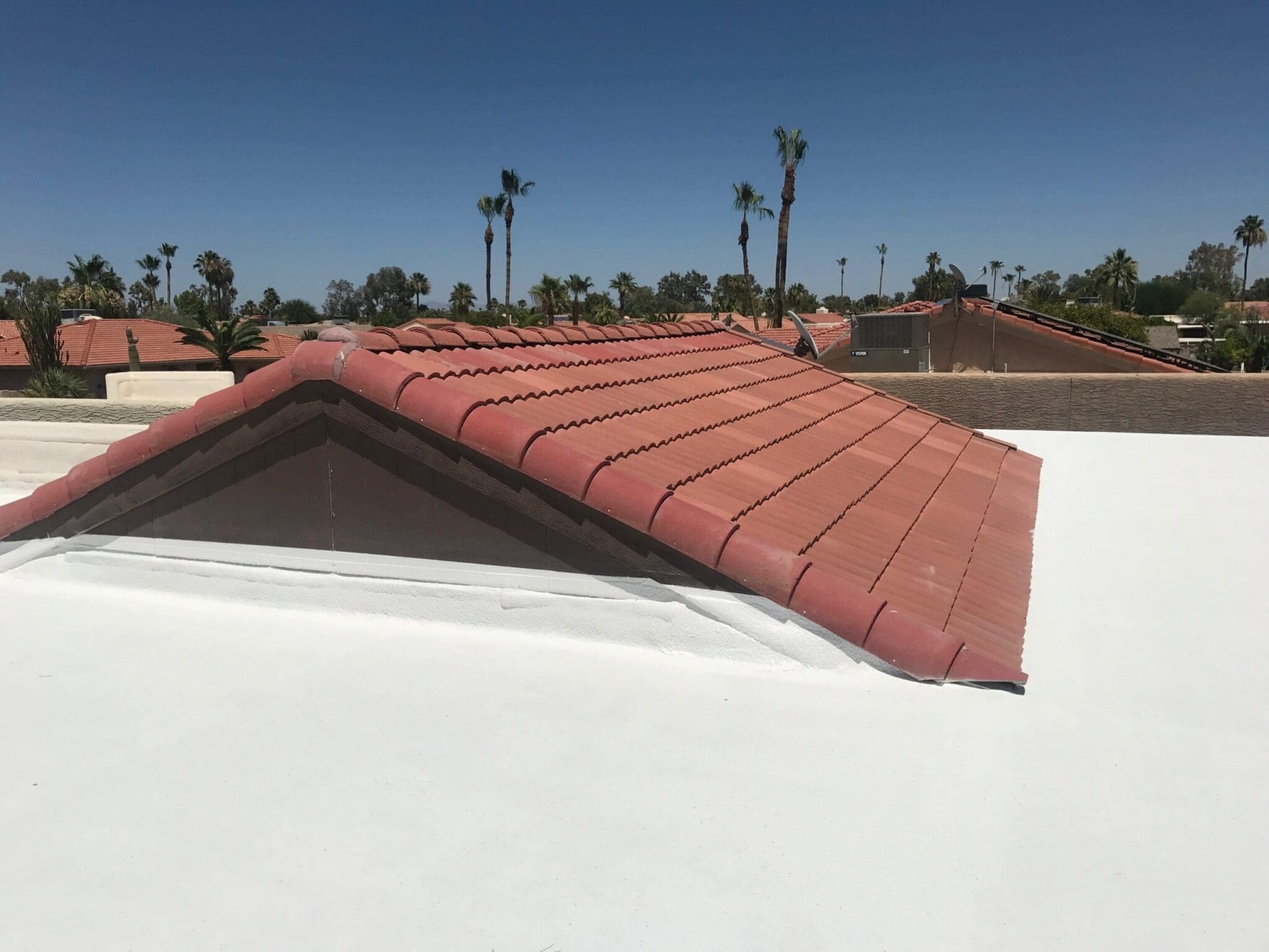 Foam & Tile Roof